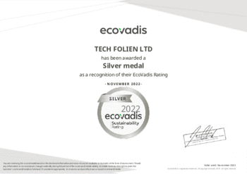 EcoVadis Rating Certificate 2022